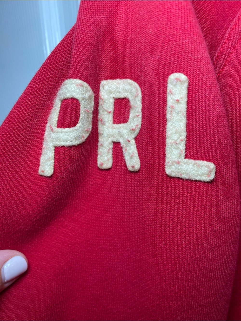 Vintage Polo Ralph Lauren Varsity Jacket Indian Head Chief Champs Red Size M - Picture 9 of 16